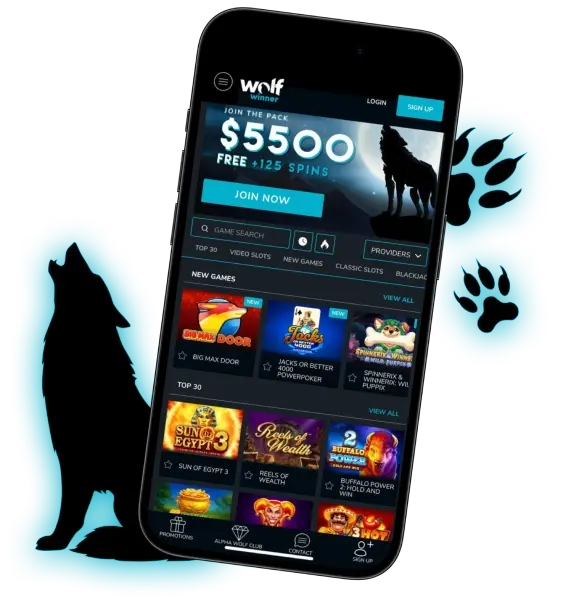 wolf winner mobile app